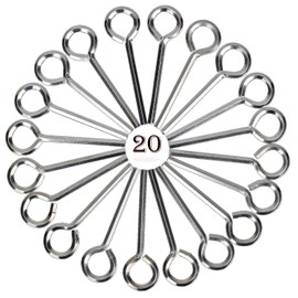 PAGOW 20 Pack 5/32 inch Standard Hex Dogging Key with Full Loop, Allen Wrench Door Key for Push Bar Panic Exit Devices