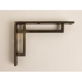 Antique Brass Art Deco Solid Brass Brackets | Shelving Heavy Solid Cast Brass | Sold Individually