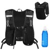 Running Vest for Men and Women, Breathable & Reflective Hydration