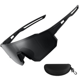 Polarized Sports Sunglasses for Men and Women,Fishing Cycling Mountain Bike Baseball Sunglasses with UV Protection