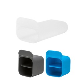 Gadpiparty 3Pcs Screen Pen Pencil Holders Trapezoidal Gray and Blue Multi Function Office Storage for Desk Organization and Easy Access to Stationery