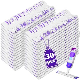 30 Pack Disposable Mop Pads Compatible with Swiffer Power Mop Pads Replacement for Swiffer Power Mop Refills, Multi-Surface Mopping Pad Refills, Wet Pads Refill for Floor Cleaning