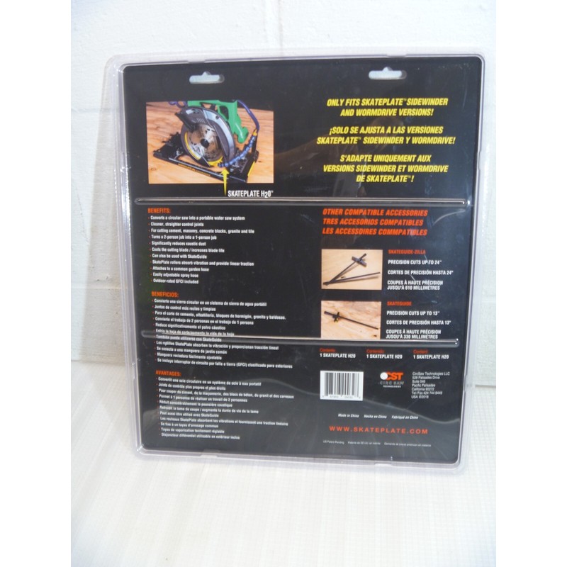 CIRCSAW TECHNOLOGIES LLC SkatePlate attachment Portable Water Saw Kit Convert
