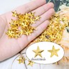 Honbay 100PCS 15mm Gold Nailheads Star Punk Rivets DIY Metal