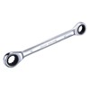 sourcing map Double Box End Ratcheting Wrench (17mm x 19mm)
