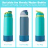 2PCS Silicone Water Bottle Boot for Owala 40oz, Protective Bottom