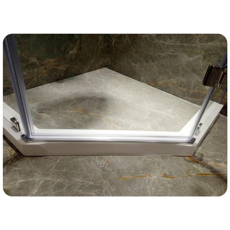 Cozylkx Frameless Glass Shower Door Sweep for 1/2" Glass, Bottom