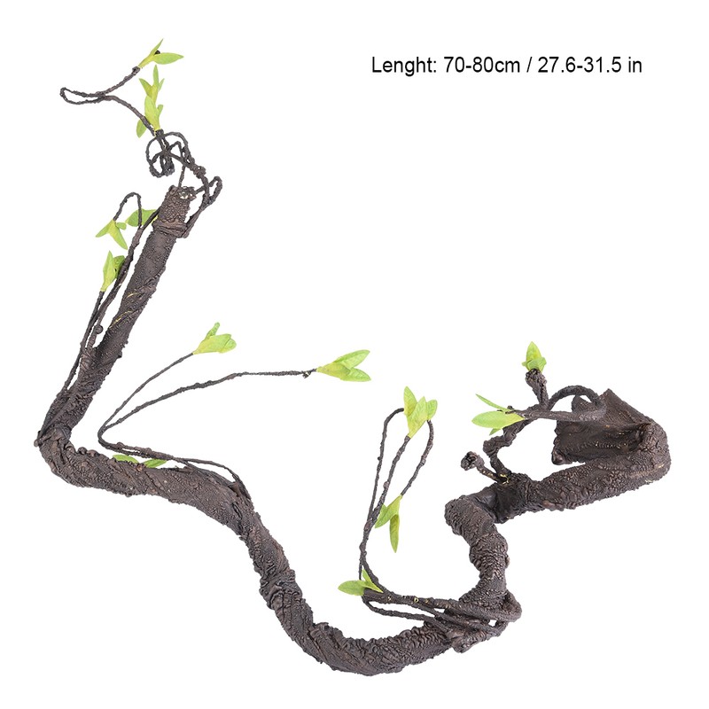 Artificial Reptiles Vine Climber Jungle Forest Bend Branch Terrarium Cage