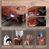 5-in-1 Torch Lighter with Cutter, Holder, Punch, Draw Enhancer Tool,