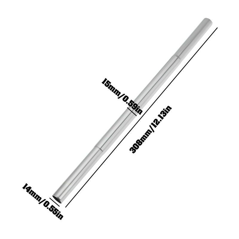 ECSiNG 3Pcs Stainless Steel Golf Club Extensions Tail Eextension Rod