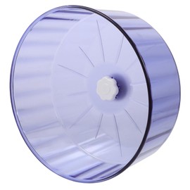 Abaodam Silent Hamster Running Wheel with Dual Bearings Purple Crystal Exercise for Pets Including Guinea Pigs Squirrels and Hedgehogs Noise Pet Sports Equipment