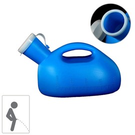 Urinals for Men Spill Proof - 70 oz/ 2000 ml | Portable Urine Bottle/Spill Proof | Reusable | Thick Plastic Pee Urinal Bottle