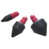Speedaire, 22YK70, Air Gun Nozzle Set, 3 Piece, Rubber Tips