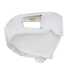 WFLNHB Chrome Steel Front Passenger Side Bumper End Cap without Park Assist Hole Replacement for Tundra 2014-2021 521120C040 TO1005184