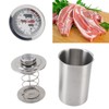 Stainless Steel Ham Maker, Meat Press Tool with Thermometer, Large