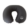 NewlineNY Inflatable TPU Travel Neck Pillow (Dark Grey) with Drawstring
