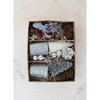 Creative Co-Op Candle Garden Kit with Votives, Ornaments, Pinecones, Bottle