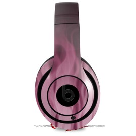 Skin Decal Wrap Compatible with Beats Studio 2 and 3 Wired and Wirelesss Fire Pink Skin Only Headphones NOT Included