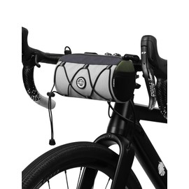 INBIKE Gravel Handlebar Bag Bike Handlebar Bag Frame Bag Bicycle Saddle Bag with Adjustable Shoulder Strap Accessories Waterproof Reflective for Road Bike MTB BMX Khaki