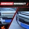 carpart2021 Front Bumper Tow Hook License Plate Mount Bracket For