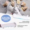 ADORAMBLING 2PCS Oyster Shucking Knife + 4PCS A5 Cut-Resistant Gloves(2M+2L),8"