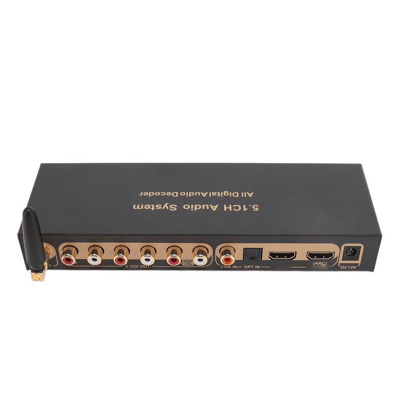 5.1 Channel Sound Decoder 192Khz/24Bit HD Multimedia Interface 4K ARC