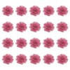 PATIKIL Chiffon Flowers, 20Pcs 2" Sewing Fabric Flower Appliques Embellishments