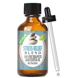 Healing Solutions Stress Relief Blend Essential Oil - 100% Pure Therapeutic Grade - 60ml - Aromatherapy Oils