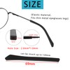 Puntas de extremo de gafas,silicona antideslizantes para orejas, fundas de