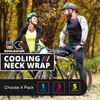 KOOLGATOR Cooling Neck Wrap - Pink Geometric Design
