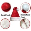 2 Pack Plush Santa Hats, Christmas Santa Hats for Christmas