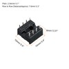 uxcell DIP IC Chip Socket Adapter Flat Pin for PCB
