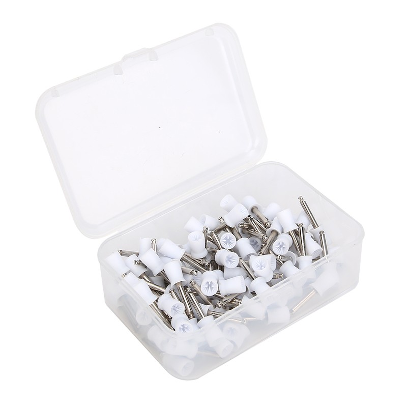 100Pcs Dental Teeth Polishing Brush Rubber Polisher Dental Supply with