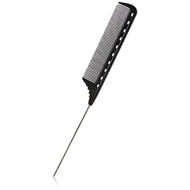 Peines de Peluquero de Metal, 2 Piezas Peines Profesionales de Acero Inoxidable para Peinar el Cabello Peine para Cortar el Cabello Peine de...       