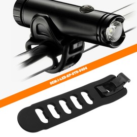 Briny River 1x Bicycle Light Replacement Rubber Strap 1-LED-RP-STR-V404 Compatible with Lezyne Y9