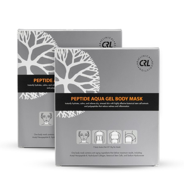 Clinical Resolution Peptide Aqua Gel Body Mask Instant Hydration, Soothing,