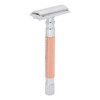 Double Edge Safety Razor Long Handle Zinc Alloy Manual Safety