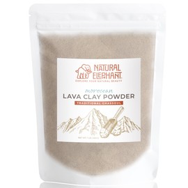 Natural Elephant Ghassoul (Rhassoul) Moroccan Lava Clay Powder | 100% Pure & Natural Face & Body Mask Powder | 1lb (450g) Bag