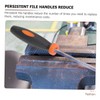 DOITOOL 12pcs Ergonomic Rubber File Handle Compatible Woodworking Tools Non-