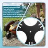 2 Pack 71-85716 3-Point Edger Blade (9" Length 1/2" Center