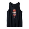 Well-dressed nutcracker with beard costume Tank Top