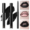 LOPHE 3Pcs Black Lip Kit Set | Matte Velvet Liquid
