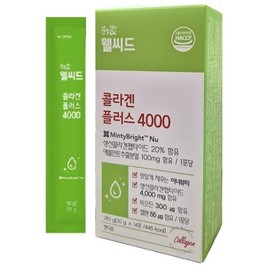 Wellseed Collagen Plus 4000 (14 packets of 20g) Expiration date November 2026 / 웰씨드 콜라겐플러스4000 (20g14포) 소비기한 2026년11월