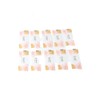 Nougat Candy Wrappers 200Pcs Clear Frosted Plastic Caramel Wrapper Candy