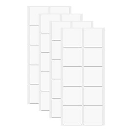 HARFINGTON 40pcs Double Sided Sticky Tape Dots, Adhesive Two Sided Nano Dots, Clear Removable Mounting Square Sticky Dots Traceless for Art Craft, Decoration, 2.36" x 2.36" x 0.02"