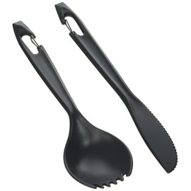 GSI OUTDOORS PIRANHA CUTLERY SET (GREY)