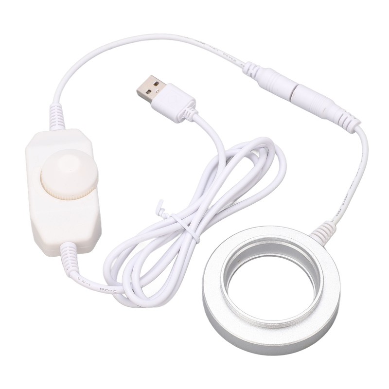 LED Ring Light Adjustable for Stereo Microscope Industrial Camera Imaging