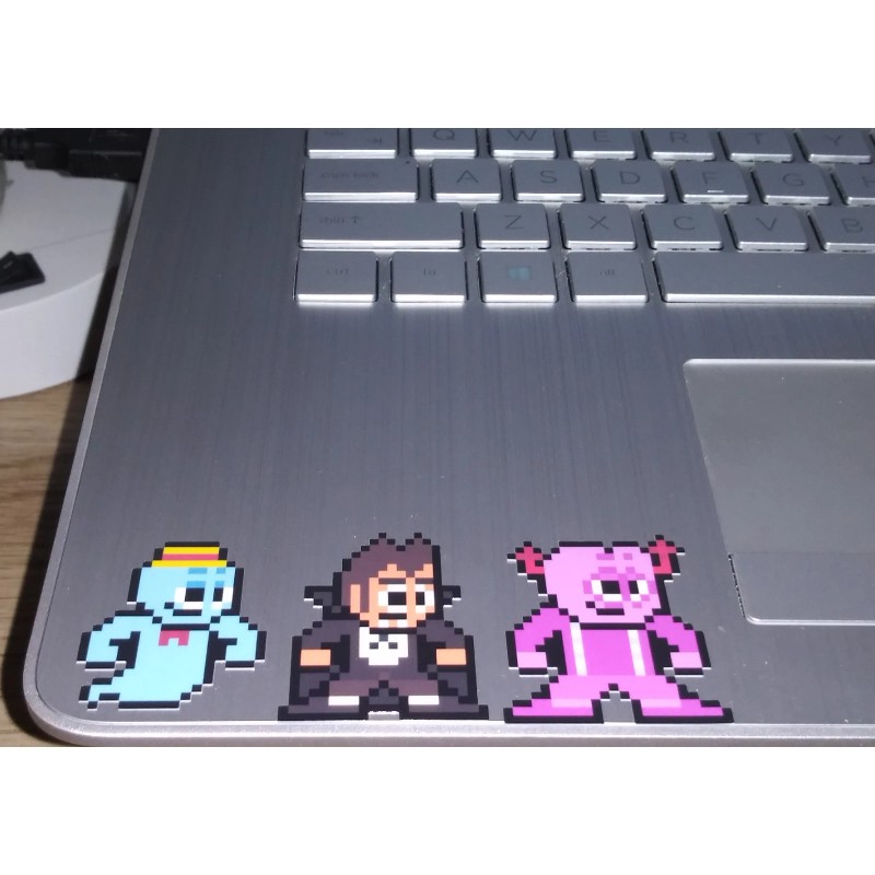8-BitHero 8bit DUNGEONS & DRAGONS Vinyl Decal Set of 9