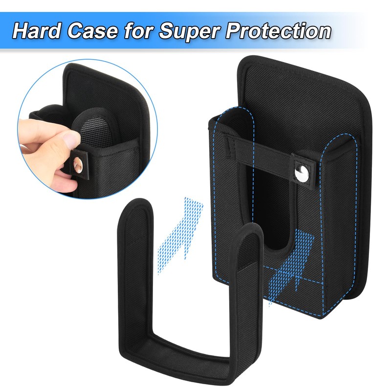 2 Way Barcode Scanner Holster, Rugged Vertical Carrying Case Pouch