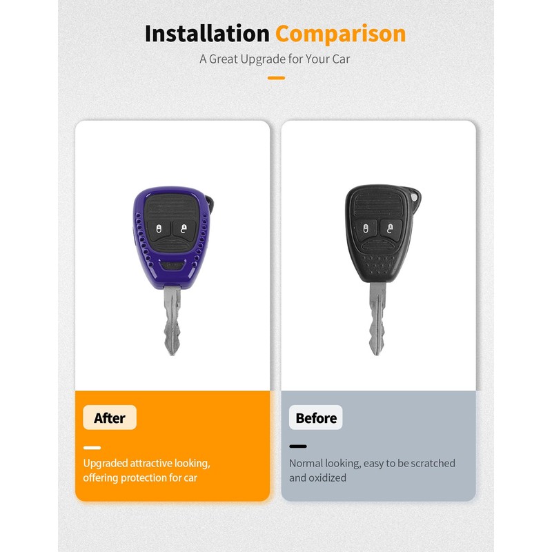 Hoolcar Key Fob Cover Key Holder Shell Remote Control Smart